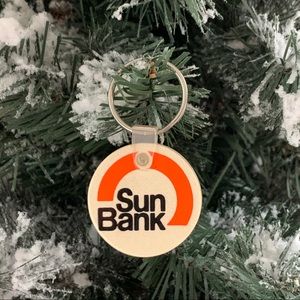 SUN BANK🎄Vintage Ornament or keychain